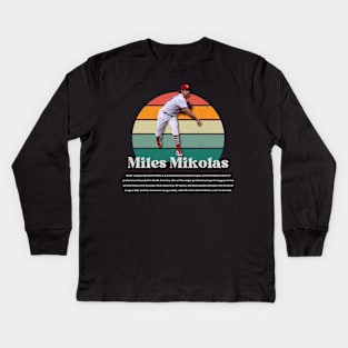 Miles Mikolas Vintage Vol 01 Kids Long Sleeve T-Shirt